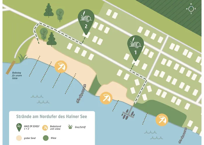 Haus Im Schilf 2 - Ferienwohnungen Am Hainer See Bei Leipzig